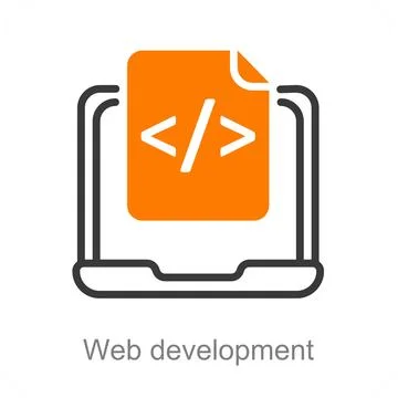 Web development 스톡 일러스트