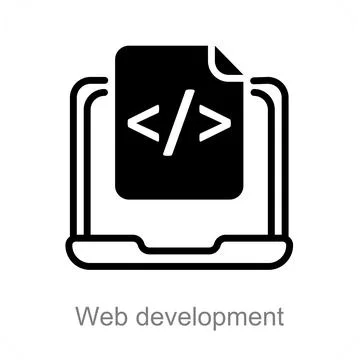 Web development Stockillustratie