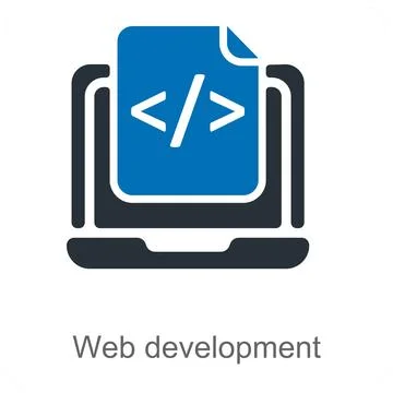 Web Development 스톡 일러스트