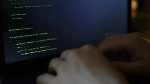 Web development of an internet network software. web developer code on computer 스톡 동영상 172192173