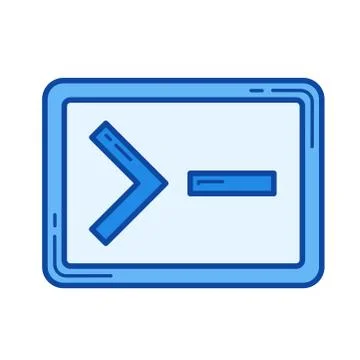 Web development line icon. Stock Illustration