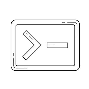 Web development line icon. Stock Illustration