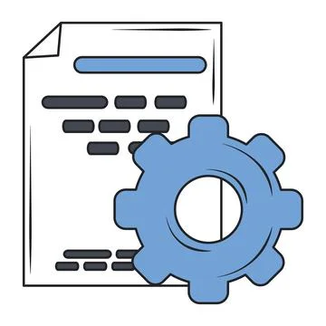 Web development optimization creation digital software Illustrazione stock