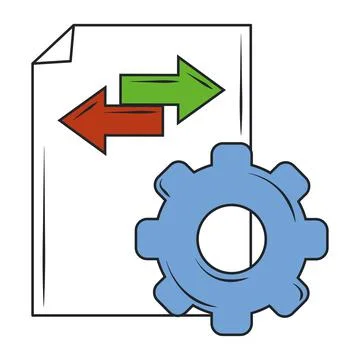 Web development optimization solution creation digital software Stock Illustration