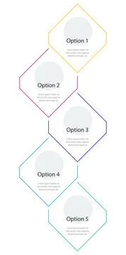 Web development principles rhombic infographic template Illustrazione stock