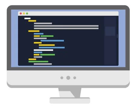 Web Development process Stock Illustration