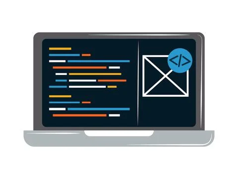 Web development software Stock-Illustration