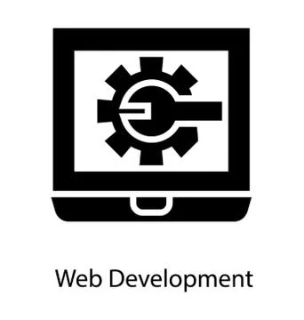 Web Development Vector Stock Illustration