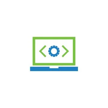 Web development vector logo design template イラスト素材