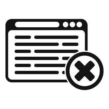 Web dislike icon simple vector. Social media Stock Illustration