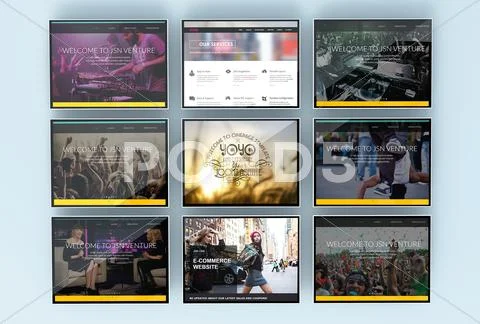 Web Displayer PSD 템플릿