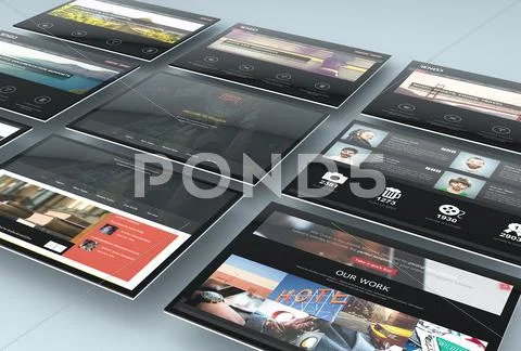 Web Displayer PSD Template