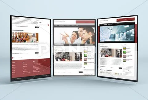 Web Displayer Modello PSD