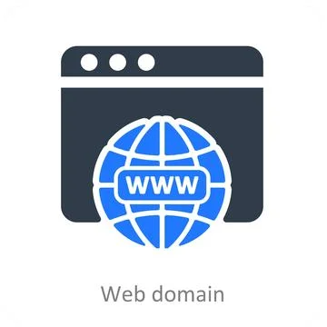 Web Domain Stock Illustration
