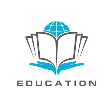 Web education text book abstract icon or pictogram Stock Illustration
