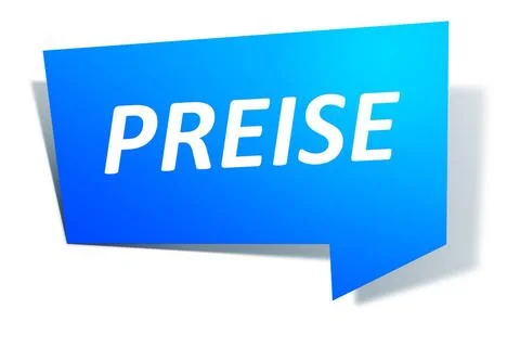 Web Element Preise Ein modernes blaues Web Element mit dem Wort Preise Cop... Stock Photos