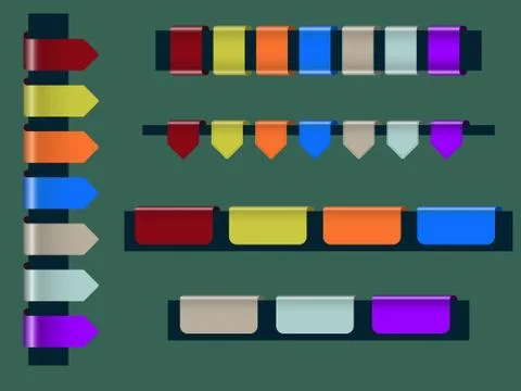 Web elements Stock Illustration