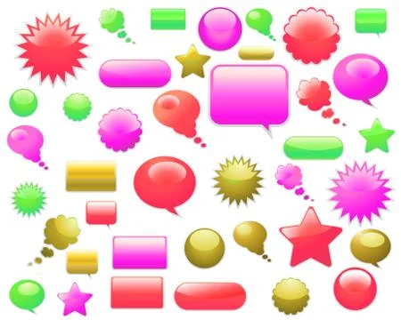 Web elements Illustrazione stock