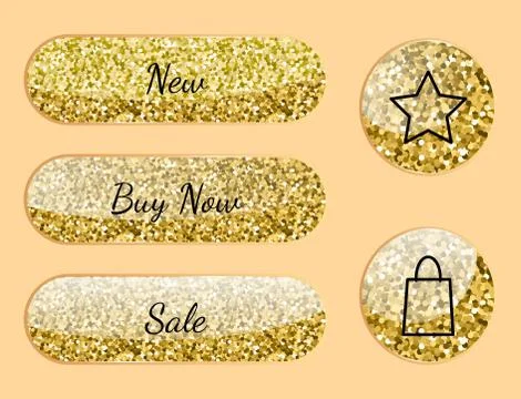 Web elements shop buttons buy element cart business banner symbol navigation 스톡 일러스트