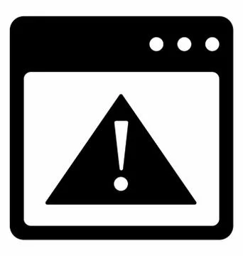 Web Error Vector 스톡 일러스트