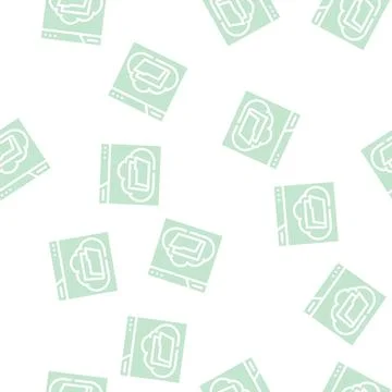 Web folder glyph vector seamless pattern 스톡 일러스트