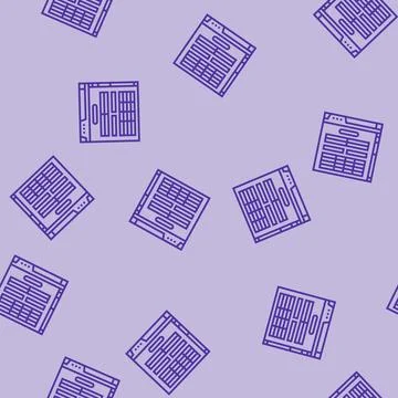 Web form document paper line seamless pattern Stock Illustration