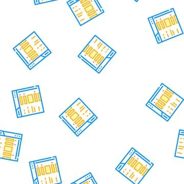 Web form registration vector seamless pattern 스톡 일러스트