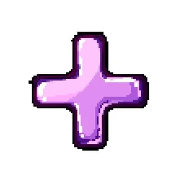 Web glass button pixel art vector illustration Stock Illustration