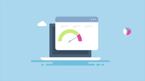 Web hosting, cloud computing technology, server speed concept. Stock Footage 160537138