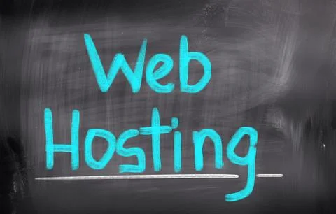 Web hosting concept 스톡 일러스트