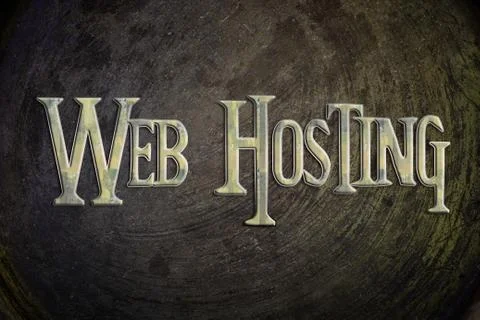Web hosting concept Stock Illustration