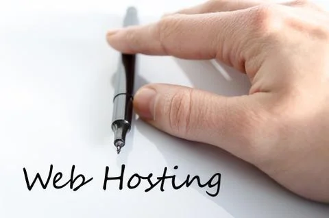 Web Hosting concept Fotos Stock