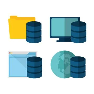 Web hosting file document computer design 스톡 일러스트