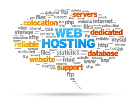 Web hosting Stock Illustration