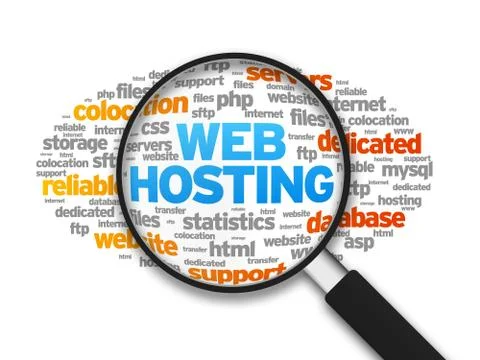 Web hosting Stock Illustration