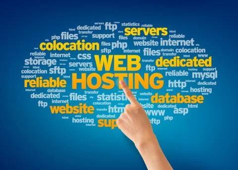 Web hosting Stock Illustration