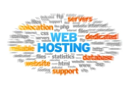 Web hosting Stock Illustration