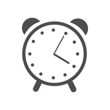 Web icon. Alarm clock Stock Illustration