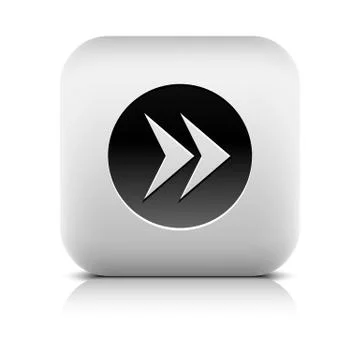 Web icon with black arrow sign in circle Illustrazione stock