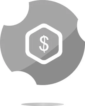 Web icon cloud with dollars money sign イラスト素材