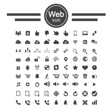Web icon Stock Illustration