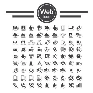 Web icon Stock Illustration