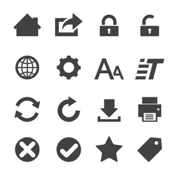 Web icon Illustrazione stock