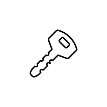 Web icon. Key. vector illustration black on white background Stock Illustration