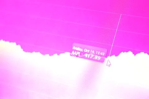 Web icon on led screen Stock Photos