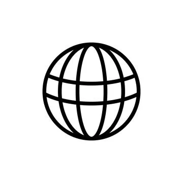 Web icon logo design template isolated illustration Stock Illustration