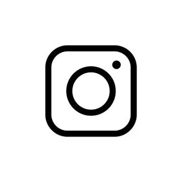 Web icon of modern lineart camera Stock Illustration