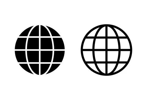 Web icon set. go to web icon. web click icon Illustrazione stock