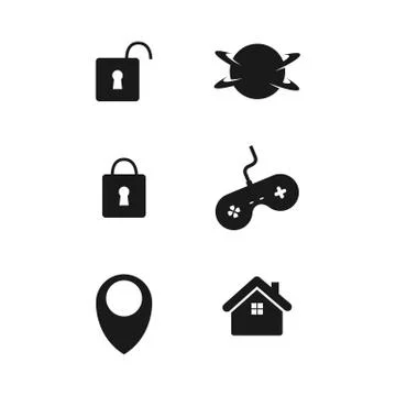 Web Icon Set. Stock Illustration