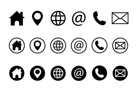 Web icon set. Website set icon vector. for computer and mobile Stock Illustration